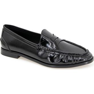 Kenneth Cole Reaction Zoila Penny Loafer in Black Patent at Nordstrom Rack, Size 8