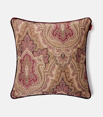 Etro Deosai paisley cushion