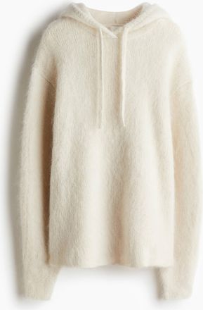 H&M Hoodie aus Mohairmix - Beige