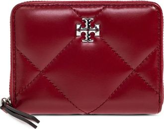 Tory Burch Kira quilted-design small wallet - Red