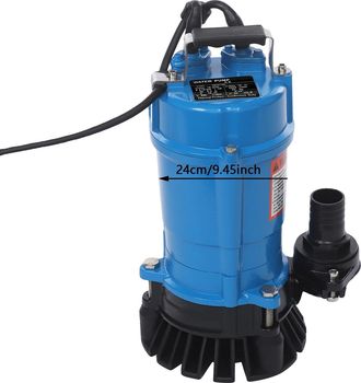 OEM Bomba Sumergible De Alto Caudal, Construcci&oacute;n Duradera, 700 W, Color Azul