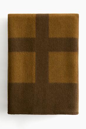 H&M Decke aus Wollmischung - Green