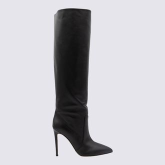 PARIS TEXAS Black Leather Boots