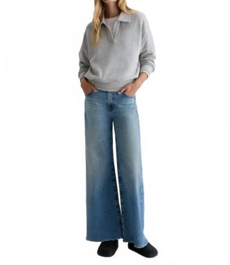 AG - Adriano Goldschmied Saige Wide Leg Jean In Western Front