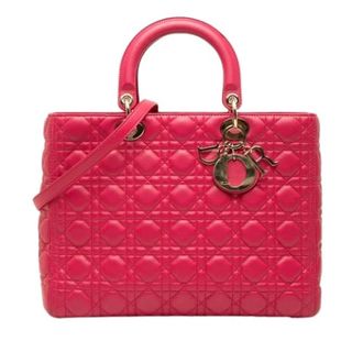 Dior Pre-owned Lady Dior Handbag - Dames - Vintage Handtas - Roze - ONE Size - Leer - Vintage