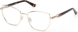 Guess Optical Frame - unisex - Brillen - Geel - 54 MM - Leer - Accessoires