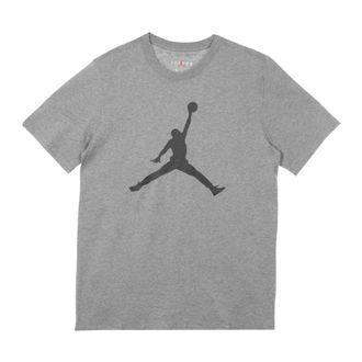 Nike Jordan Training T-Shirts, male, Gray, Size: XL Jumpman Crew