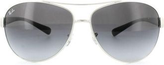 Ray-Ban Mens Sunglasses 3386 Silver Grey Gradient 003/8G 67mm Metal - One Size