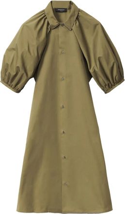 Fabiana Filippi Button-down jurk - Groen