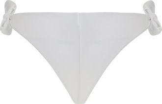 Brunello Cucinelli Womens Technical Jersey Bikini Bottoms Bianco Polyamide; Elastane Swimwear Sea Clothing