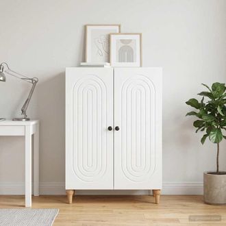 vidaXL Vidaxl Credenza Bianco 66 X 34,5 X 90 Cm Legno Ingegnerizzato