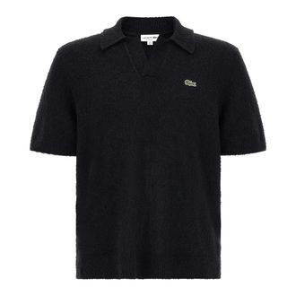 Lacoste Polo Shirts - male - Lacoste - V-neck Knitwear - Black - XL - Knitwear