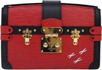 Louis Vuitton Pre-owned Mini Bags, female, Red, Size: ONE SIZE Pre-owned Trunk Clutch