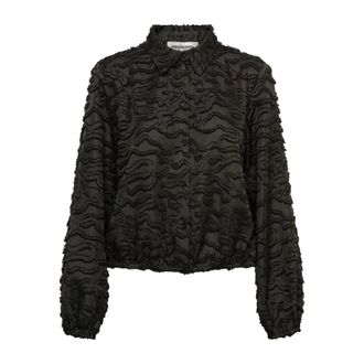 &Co Woman Wendelien Blouse - Dames - Blouses & Shirts - Zwart - Maat: L Poliester