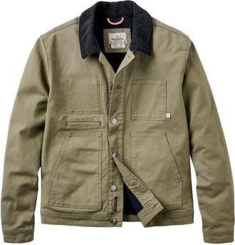 Passenger Vantage Lined Organic Cotton Canvas Jacket Freizeitjacke f&uuml;r Herren | oliv