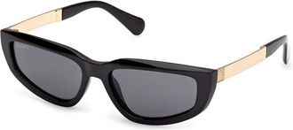 Max & Co. MO0125 01A Womens Sunglasses Black Size 56