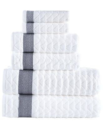 Brooks Brothers Herringbone 6Pc Towel Set