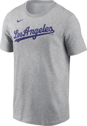 Nike Shohei Ohtani Los Angeles Dodgers Fuse Nike Mens MLB T-Shirt in Grey | N19906GLD9-HH1