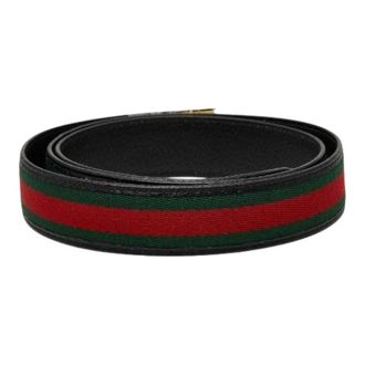 Gucci Cintura in pelle Pre-owned Sherry Line - - Pre-owned - Uomo - Nero - ONE SIZE