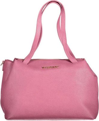 Valentino Pebbled Leather Tote Handbag - Dames - Handtassen - Roze - ONE Size - Leer - Tassen