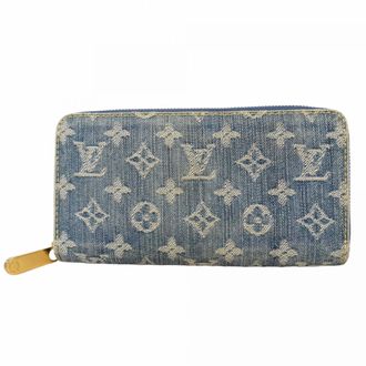 Louis Vuitton Blue Long Wallet (Bi-Fold) (Pre-Owned)