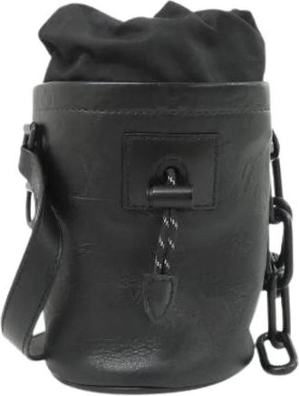 Louis Vuitton Pre-owned Monogram Shadow Chalk Nano Shoulder Bag - Pre-owned - Mujer - Negro - ONE SIZE