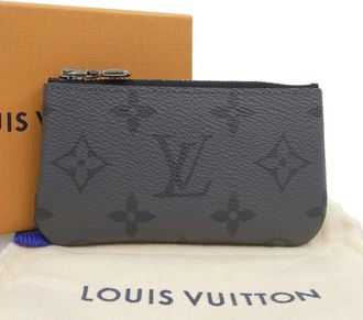 Louis Vuitton Monogram Eclipse Monogram Eclipse Pvc Coin Purse/Coin Case (Pre-Owned)