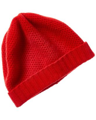 Portolano Honeycomb Stitch Cashmere Beanie