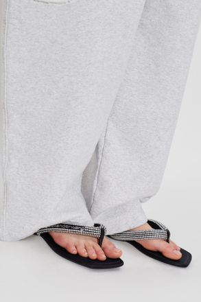 Alexander Wang Jenna Slides, Womens, Black