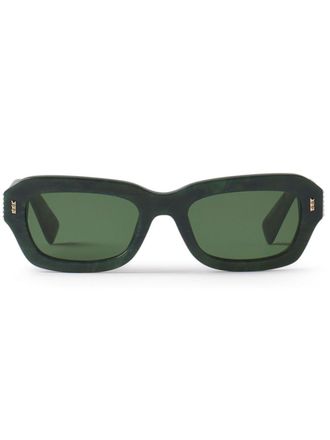 サングラス LANVIN Woman Sunglasses Green LNV639S 318 Lanvin Lnv639s Sunglasses In 318 Dark Green | ModeSens