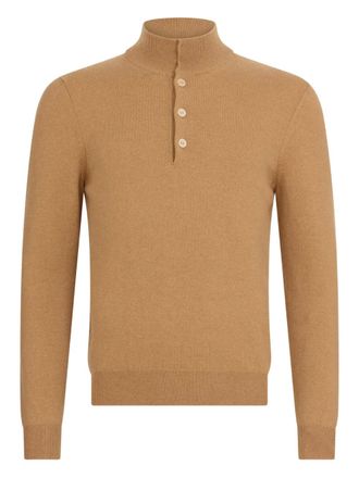 Malo buttoned polo shirt - Brown