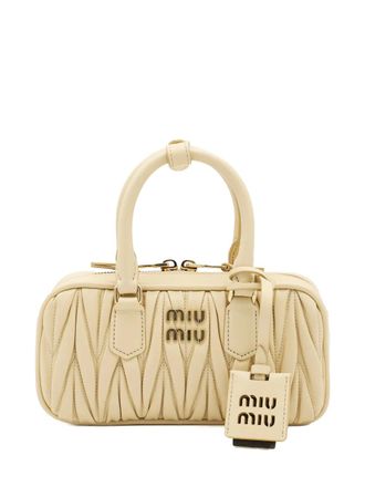Miu Miu Arcadie mini-shopper - Beige