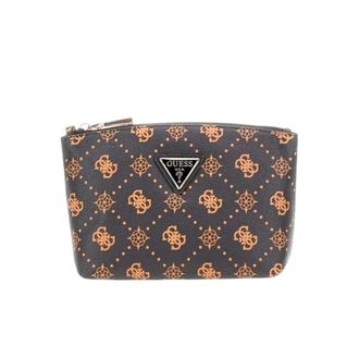 Guess Wilder Trousse - Dames - Toilettassen - Bruin - ONE Size - Tassen