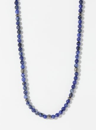 Mancino Mens Natural stone necklace