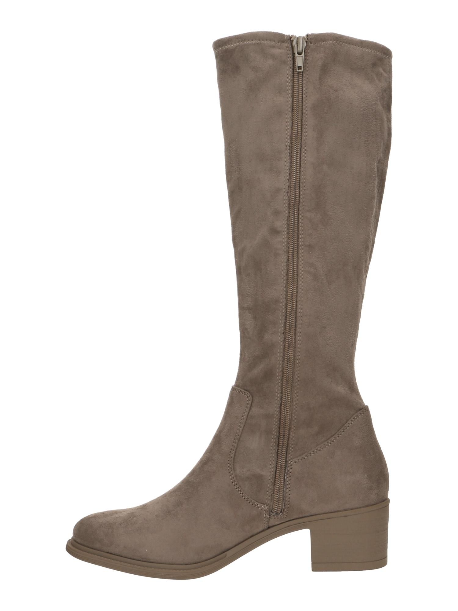 TOM TAILOR Damen Stiefel – Mit Kunstfellkragen & Schnalle, Wintertauglich