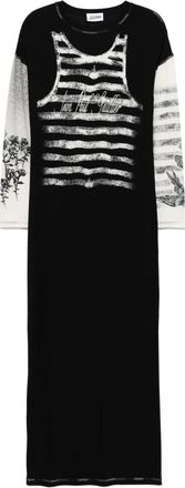 Jean Paul Gaultier Abito Tattoo - Nero