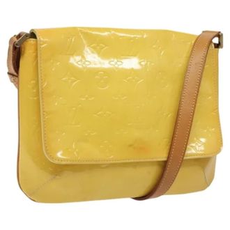 Louis Vuitton Tweedehands leren Louis Vuitton tassen - Dames - Pre-owned - Geel - Maat: ONE Size Leer
