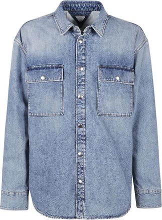 Bottega Veneta Blue Vinatge Denim Shirt