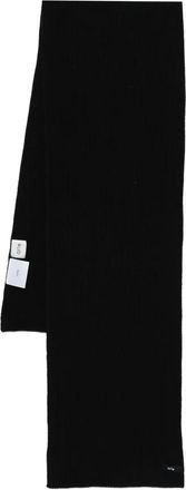 Arte Ribgebreide sjaal - Zwart