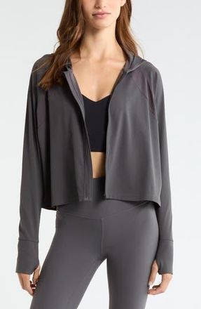 Zella Revitalize Jacket in Grey Forged at Nordstrom Rack, Size X-Large