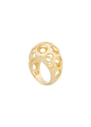 Maria Frering Mini Repetition Gold-plated Pinky Ring - H (UK H / US 4.25)