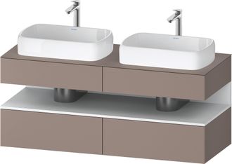 Duravit Qatego Meuble Sous-lavabo En Console, 2 Tiroirs, 2 - Duravit