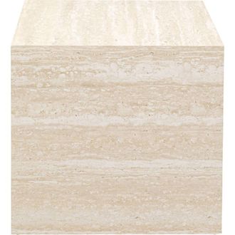 Kare Design Mesa auxiliar 45 x 45 cm de madera beige