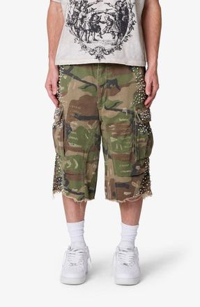 mnml Pearled Camo Cargo Shorts at Nordstrom, Size 30