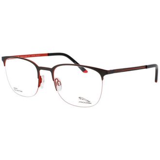 Jaguar Mens Grey Rectangular Eyeglass Frames Jaguar-Jg33624-4200-53