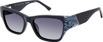 ANN TAYLOR ATP934 Polarized C03 Womens Sunglasses Blue Size 53