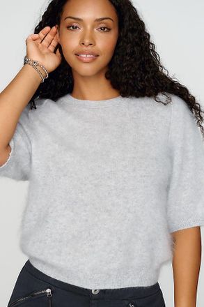 Pilcro Kaia 100% Cashmere Short Sleeve Sweater