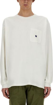 Needles T-Shirt With Logo-Uomo