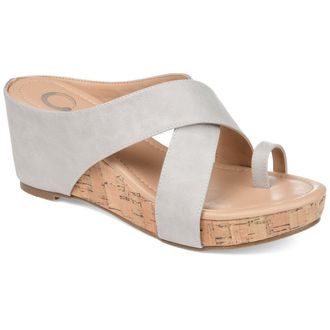 Journee Collection Collection Womens Tru Comfort Foam Rayna Wedge Sandal