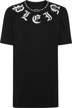 Philipp Plein Gothic Plein cotton T-shirt - women - Cotton - S - Black
